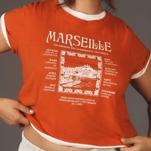 Anthropologie Maeve Graphic Tee